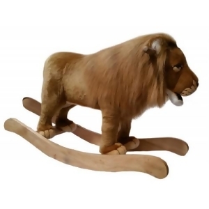 31.75 Lifelike Handcrafted Extra Soft Plush Lion Rocker Stuffed Animal - All