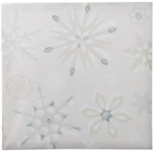 Christmas Morning Assorted Snowflake Style White Christmas Wall Art Panel - All