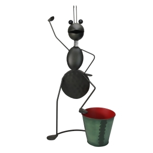26 Espresso Brown Standing Garden Ant Decorative Spring Outdoor Planter - All