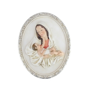 9.75 Joseph's Studio Mary and a Child's Touch Religious Wall Plaque Decoration - All