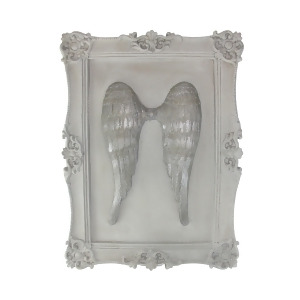 15.5 Religious 3-Dimensional Angel Wings Decorative Framed Wall Plaque - All