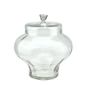 14.5 Transparent Segmented Glass Container with Lid - All
