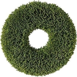 11 Decorative Artificial Two Tone Green Botanical Spring Wreath Unlit - All