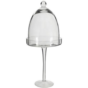 14 Decorative Clear Transparent Glass Stand with Dome Table Top Decoration - All