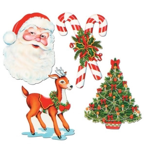 Club Pack of 48 Assorted Festive Christmas Cutouts Holiday Decorations 17 - All