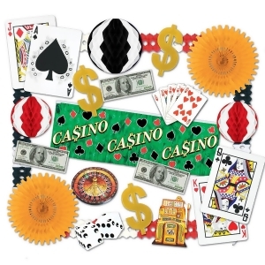24-Piece Card Night Casino Party Decoration Kit - All