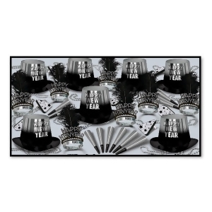 The Silver Entertainer Kit For 50 People for New Year's Eve - All