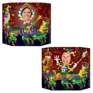 Pack of 6 Mardi Gras Photo Props 37'' x 25 - All