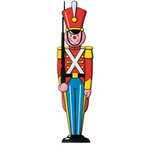 Pack of 24 Double Sided Toy Soldier Cutout Christmas Decorations 3' - All