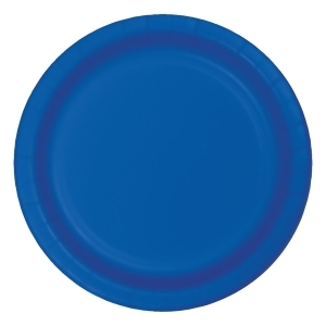 Club Pack of 96 Cobalt Blue Disposable Paper Party Banquet Dinner Plates 9 - All