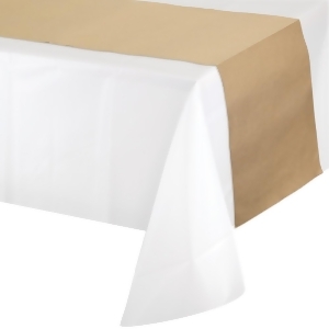 Club Pack of 12 Kraft Paper Table Runners Disposable Party Banquet Table Runners 84 - All