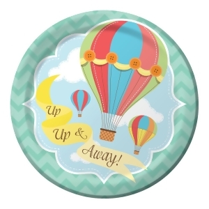 Club pack of 96 Up Up and Away Disposable Paper Dinner Plates 7 - All