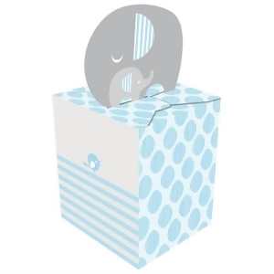 Pack of 48 Baby Blue and White Little Peanut Boy Party Favor Boxes 9.5 - All