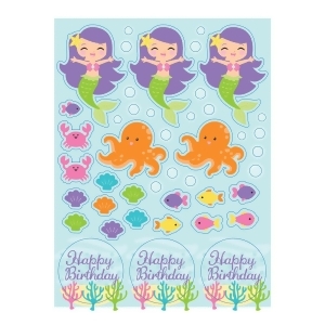 Club Pack of 48 Mermaid Friends Party Value Sticker Sheets 6 - All