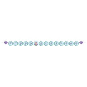 Pack of 6 Mermaid Friends Happy Birthday Paper Party Ribbon Banners 8' - All