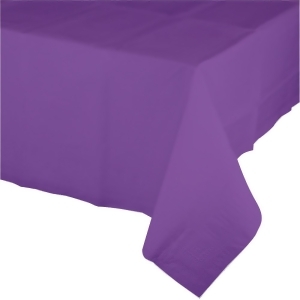 Pack of 6 Amethyst Purple Disposable Tissue/Poly Banquet Party Tablecovers 108 - All
