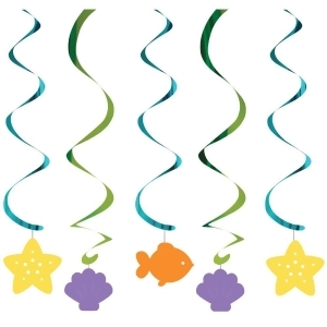 Club Pack of 30 Mermaid Friends Assorted Dizzy Danglers Hanging Party Decorations 32 - All
