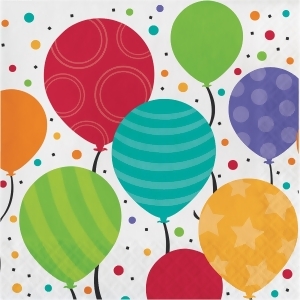 Club Pack of 192 Shimmering Balloons Multicolor Disposable 2-Ply Party Luncheon Plates 6.5 - All