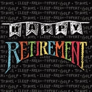 Club Pack of 192 Retirement Chalk Happy Retirement Disposable Beverage Napkins 5 - All