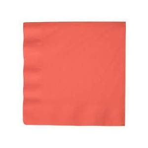 Club Pack of 600 Solid Coral Pink 2-Ply Disposable Paper Party Luncheon Napkins 6.5 - All