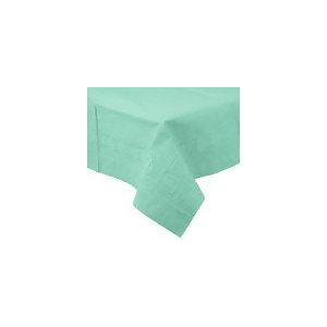 Pack of 6 Fresh Mint Green Durable Heavy-Duty Plastic-Lined Tablecloths 54 x 108 - All