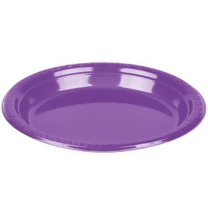 Club Pack of 240 Amethyst Purple Premium Heavy-Duty Plastic Banquet Plates 10 - All