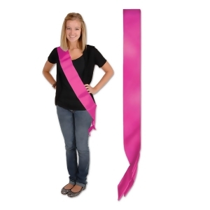 Pack of 6 Blank Customizable Cerise Satin Sashes 33 - All