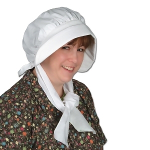 Club Pack of 6 Pilgrim Bonnet Thanksgiving Halloween One Size Fits Mos - All