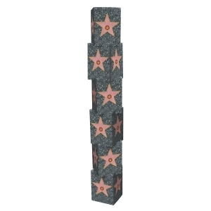 Club Pack of 36 3-D Novelty Star Column Awards Night Party Decorations 1' x 5' 7.25 - All