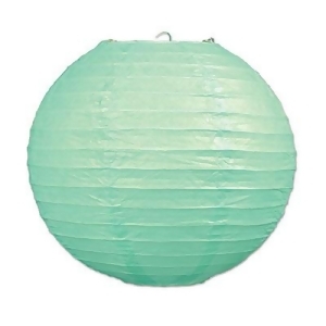 Club Pack of 18 Mint Green Hanging Paper Lantern Party Decorations 9.5 - All