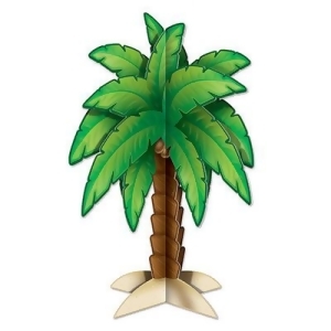 Club Pack of 12 Tropical 3-D Palm Tree Centerpiece Luau Party Decorations 11.75 - All