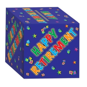 Pack of 6 Multi-Color and Blue Happy Retirement Decorative Card Boxes 12 - All