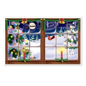 Pack of 6 Winter's Snowy Christmas Insta-View Wall Decoration 38 x 62 - All