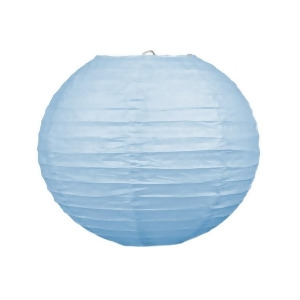 Club Pack of 18 Round Light Blue Hanging Paper Lanterns 9.5 - All