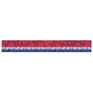 Club Pack of 6 Metallic Red Silver and Blue Patriotic Fringe Drape Hanging Party Decorations 120 - All