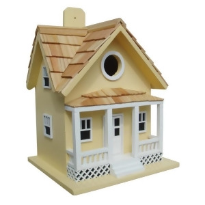 10 Fully Functional Yellow Beach Side Cottage Outdoor Garden Birdhouse - All