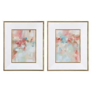 Set of 2 A Touch Of Blush And Rosewood Fences Framed Wall Art Prints 34 - All