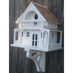 11 Fully Functional White Shelter Island Outdoor Garden Birdhouse - All