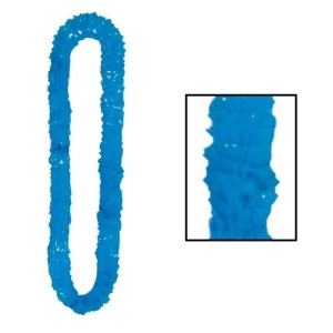 Club Pack of 144 Cobalt Blue Soft-Twist Tropical Party Lei Necklaces 36 - All