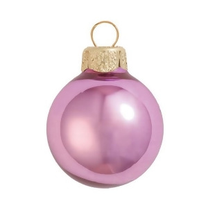 Shiny Rosewood Pink Glass Ball Christmas Ornament 7 180mm - All