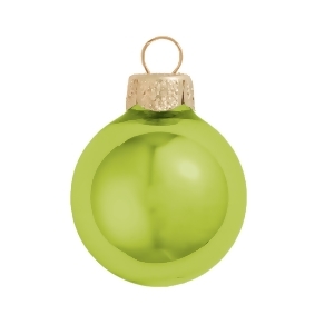 Shiny Soft Yellow Glass Ball Christmas Ornament 7 180mm - All