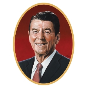 Club Pack of 12 Presidential Portrait of Ronald Reagan Double- Sided Cutout 24.75 - All