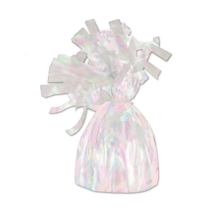 Club Pack of 12 Metallic Opalescent Party Balloon Weight Decorative Birthday Centerpieces 6 oz. - All
