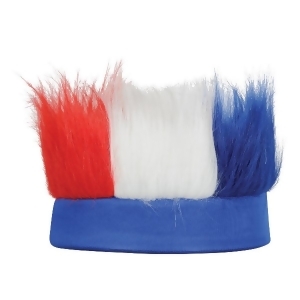 Club Pack of 12 Red White and Blue Decorative Party Hairy Headband Costume Accessory - All