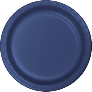 Club Pack of 240 Navy Blue Disposable Paper Party Lunch Plates 7 - All