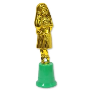 Pack of 6 Decorative Gold Hula Girl Award Statuette 8.5 - All