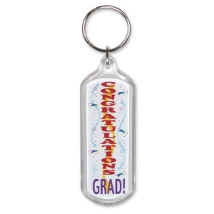 Pack of 6 Colorful Congratulations Grad Graduation Key Chains 4 - All