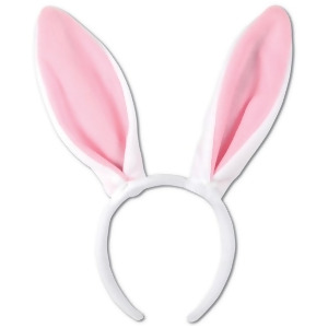 Pack of 12 Soft-Touch Bunny Ears Headband Easter Costume Accessories - All