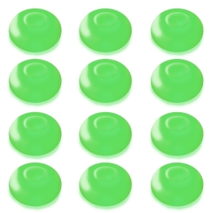 Club Pack of 12 Battery Operated Led Green Waterproof Floating Blimp Lights - All