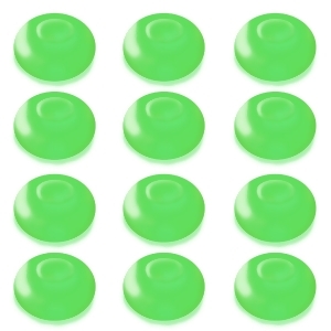 Club Pack of 12 Battery Operated Led Green Waterproof Floating Blimp Lights - All